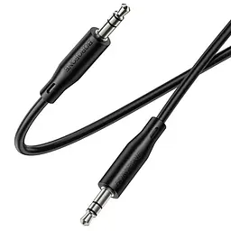 Аудіо кабель Aux Borofone BL25 Nice (1m) Black - мініатюра 4