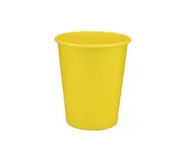 Стакан одношаровий 175 мл "Yellow Cup" 50шт/уп