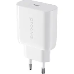 Мережевий зарядний пристрій Proove Rapid 20W USB-C White (WCRP20000102) [130266] - мініатюра 4
