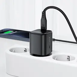 Адаптер мережевий ACEFAST PD mini GaN USB-C Fast Charger A119 | 1USB-C, 45W/3A | - мініатюра 3