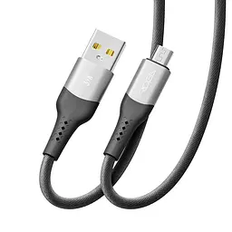 Кабель для зарядки USB Ridea RC-US42 UltraStrong USB-MicroUSB 60W 20V/3A 2 м Черный - миниатюра 6