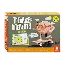 Тренажер інтелекту II рівень 1443003, 40 завдань, українська мова