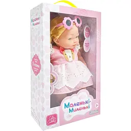 Дитяча м'яконабивна лялька Limo Toy M 5885 I UA(Pink) 33 см, музичні ефекти