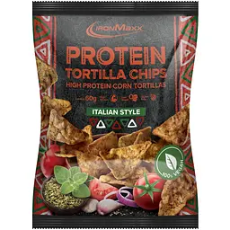 Протеїнові чипси IronMaxx Protein Tortillas Італійський стиль 60 г