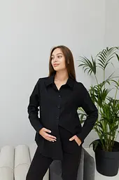 Сорочка для вагітних та годуючих Geneva Lullababe розмір XXL-3XL (50-52) Чорний