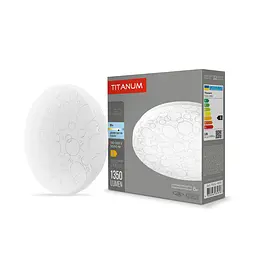 LED світильник настінно-стельовий Titanum Кільця 18W 5000K (26692-000)