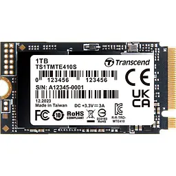 Накопичувач SSD Transcend m.2 NVMe 1TB 410S 2242 PCIe 4 x4 NVMe (TS1TMTE410S)