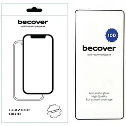 Скло захисне BeCover Xiaomi Redmi Note 13 Pro 5G 10D Black (711378)