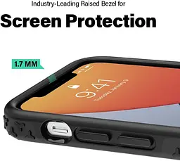 Оригінальний протиударний чохол Incipio Grip для iPhone 12 Pro Black (IPH-1945-DNM) - мініатюра 9