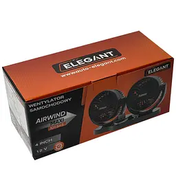 Автомобільний вентилятор Elegant 12V на підставці два режими 10 см (EL101 545) - мініатюра 5