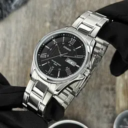 Чоловічий годинник Casio MTP-1384D-1A Сріблястий ( AT1141-0316 ) - мініатюра 2