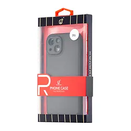 Чохол Jinduka Leather Protected Camera iPhone 15 Black - мініатюра 2