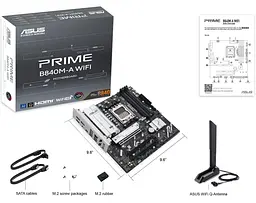 Материнська плата ASUS PRIME B840M-A WIFI (PRIME B840M-A WIFI) (Socket AM5, AMD B840, Micro-ATX) - мініатюра 7