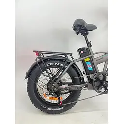 Електровелосипед E-scooter FateBike Mega 1000 1200W 48V 21Ah сірий - мініатюра 11