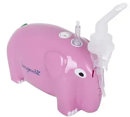 Компресорний інгалятор Longevita Слонік CNB69012 Pink (6447592) - мініатюра 7