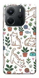 TPU чохол Demsky Cats pattern для Xiaomi Redmi Note 14 4G (Int. version)