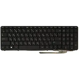 Клавіатура для ноутбука HP 250 G2, G3; 255 G2, G3; 256 G2, G3 чорний, чорний фрейм
