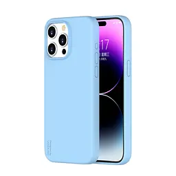 Рідкий силіконовий чохол Vokamo для iPhone 15 Pro Max із магнітом Blue - мініатюра 2