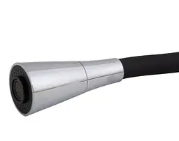 Змішувач для кухні Lidz Tani 008F3 з гнучким виливом (k40) Black / Chrome LDTAN008F3BCR39484 - мініатюра 3