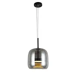 Світильник підвісний LED Levistella 909XL157-1 led (220) BK+GY, 9W, 1400мм, чорний, сучасний стиль для гостиної - мініатюра 2