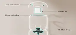 Автоматична годівниця Petlibro Granary Automatic Feeder White 3 л (0619988626630) - мініатюра 6