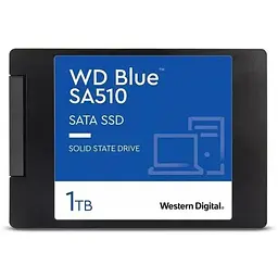 SSD-диск накопичувач Western Digital Blue SA510 1 TB 2.5" SATAIII (WDS100T3B0A)