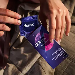 Уцінка. Презервативи латексні з силіконовою змазкою Durex Dual Extase, рельєфні з анестетиком, 12 шт. (3022818)  - мініатюра 6