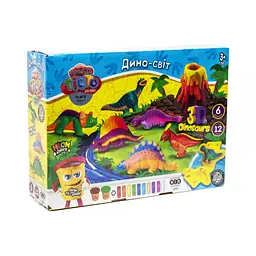 Тісто для ліплення Master Do Динозаври-6, Danko Toys