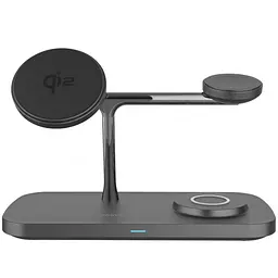 Зарядний пристрій Proove Magnetic Field Pro 3 in 1 Qi2 black (WSMP15002001) - мініатюра 1