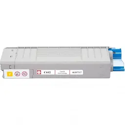 Тонер-картридж BASF OKI C612/ 46507517 Yellow (KT-46507517) - мініатюра 3