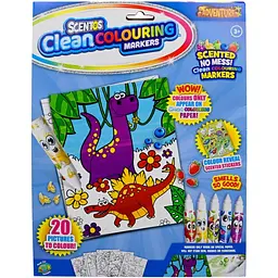 Ароматний набір для творчості Scentos Захоплюючі пригоди 20211 серії "Clean Colouring"