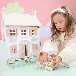 Ляльковий будиночок New Classic Toys з меблями (10730) - мініатюра 7