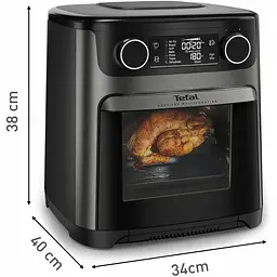 Мультипіч Tefal Easy Fry Multifunctional 1800 Вт чорна (FW5558E0) - мініатюра 3