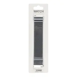 Ремінець Universal Milanese loop 22 mm Samsung/Amazfit/Huawei Silver (32372_3342044) - мініатюра 2