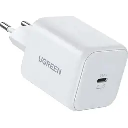 Зарядний пристрій Ugreen USB-C GaN 45W X524 white (65053) - мініатюра 2