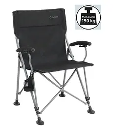 Стілець розкладний Outwell Campo XL Black (470463) - мініатюра 2