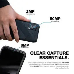 Смартфон захищений AGM h6 8/256gb NFC IP69 чорний - мініатюра 3