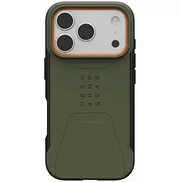Чохол до мобільного телефона UAG iPhone 17 Pro Civilian MagSafe Olive/Orange (114545117297)