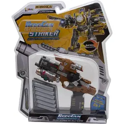 Іграшковий пістолет-трансформер Devik Toys RoboGun 2 в 1 Striker 6 м'яких куль (K02) - мініатюра 3