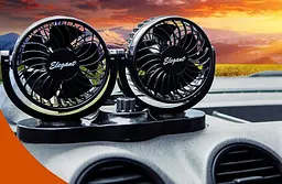 Автомобільний вентилятор Elegant 12V на підставці два режими 10 см (EL101 545) - мініатюра 6