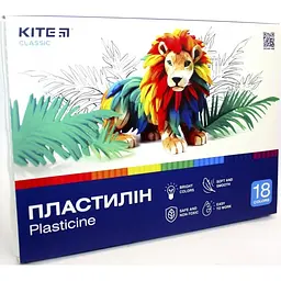 Пластилін "Kite" Classic 18 кольор. 360гр №K-085