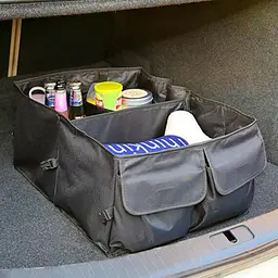 Органайзер автомобільний у багажник storage bag чорний - мініатюра 2
