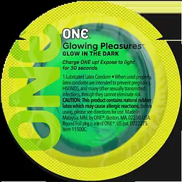 Набір презервативів One Glowing Pleasures 100 шт. - мініатюра 2