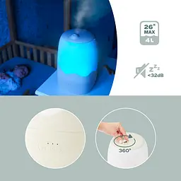 Зволожувач повітря Babymoov Humidifier Wave бежевий (A047015) - мініатюра 10