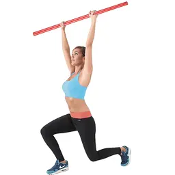 Палиця гімнастична (бодібар) Gymtek 80см червоний - мініатюра 5