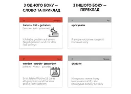 Настільна гра English Student Картки для вивчення німецьких слів English Student Starke Verben (укр.) (591226000) - мініатюра 3
