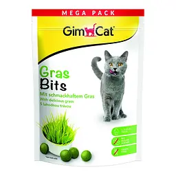 Вітамінізовані таблетки для котів GimCat Gras Bits трав'яні кульки, пакетик, 425 г - мініатюра 8