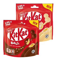 Шоколадні кульки KitKat Ball White Chocolate Branco 140г - мініатюра 5