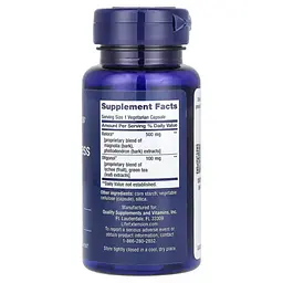 Підтримка наднирників Cortisol-Stress Balance 30 вегетаріанських капсул Life Extension vit0005155 - мініатюра 2