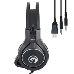 Навушники Marvo HG8901 Multi-LED Black (HG8901) - мініатюра 5